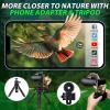 image12x55 Monocular for Adults High Power  Aurosports Compact Portable Monoculars for Bird Watching  HD Monoculars with Smartphone Adapter Tripod Camera for Hunting Hiking Camping Wildlife12x55