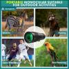 imageAurosports 1030x40 Zoom Monocular for Adults Monocular Telescope High Power with Bak4 Prism Compact Monoculars for Bird Watching Traveling Hunting Camping1030x40