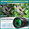 imageAurosports 1030x40 Zoom Monocular for Adults Monocular Telescope High Power with Bak4 Prism Compact Monoculars for Bird Watching Traveling Hunting Camping1030x40