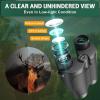 imageAurosports 10x25 Binoculars for Adults and Kids Large View Compact Binoculars with Low Light Vision Easy Focus Small Binocular for Bird Watching Outdoor Travel Sightseeing Concert Hunting Hiking16x32Black
