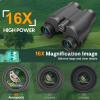 imageAurosports 10x25 Binoculars for Adults and Kids Large View Compact Binoculars with Low Light Vision Easy Focus Small Binocular for Bird Watching Outdoor Travel Sightseeing Concert Hunting Hiking16x32Black