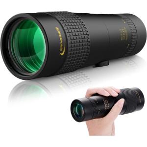 imageAurosports 1030x40 Zoom Monocular for Adults Monocular Telescope High Power with Bak4 Prism Compact Monoculars for Bird Watching Traveling Hunting Camping1030x40